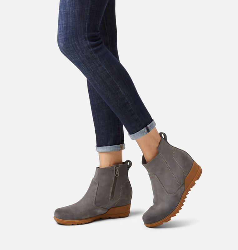 Sorel Dam Wedges Mörk Grå - Evie™ Bootie - CYM-025796
